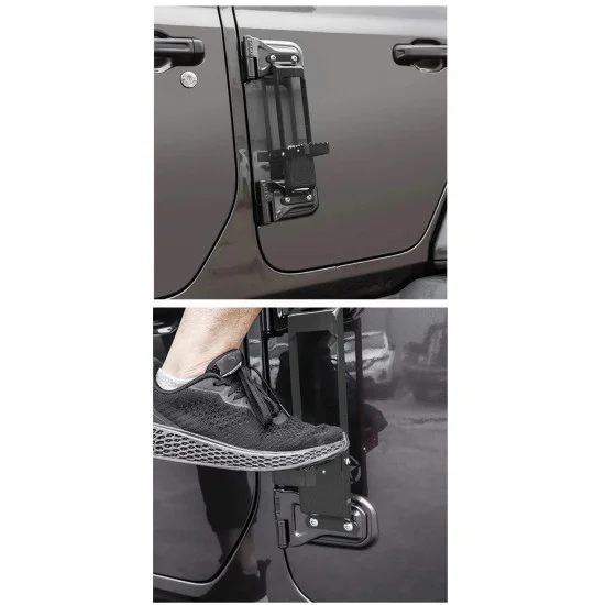 Buy Mahindra Thar 2020 Matte Black Door Hinge Step Online